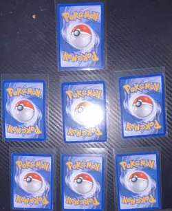 Pokemon Pikachu Mixed Language Basic & Holo Card Lot - 7 Cards - Image 2