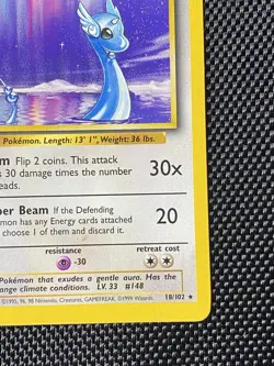 Dragonair 18/102 Pokemon TCG Base Set 18/102 Non-Holo Unlimited Rare LP+ - Image 5