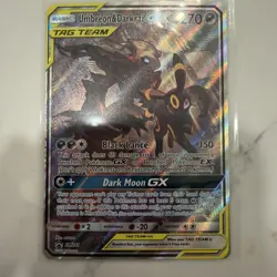 Pokemon Umbreon & Darkrai GX SM241 TAG TEAM Promo Holo 270 HP Sun & Moon-Mint - Image 2