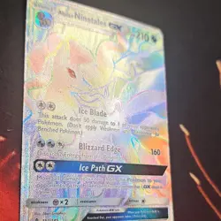 Pokemon Alolan Ninetales GX Sm-Guardians Rising 150/145 Secret Rare Full Art Ho… - Image 1