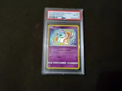 2017 Pokemon Sun & Moon Shining Legends #40 Shining Mew Holo PSA 8 - Image 1