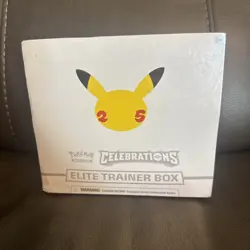 POKEMON Celebrations Elite Trainer Box ETB 25th Anniversary New Factory Sealed - Image 1