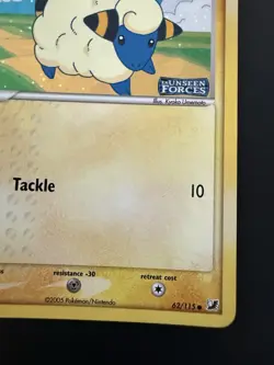 Pokemon TCG Unseen Forces Mareep 62/115 StampedReverse Holo Near Mint - Image 2