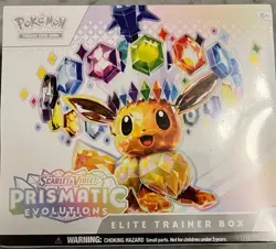 Pokemon TCG Prismatic Evolutions Elite Trainer Box ETB New Sealed - Image 1