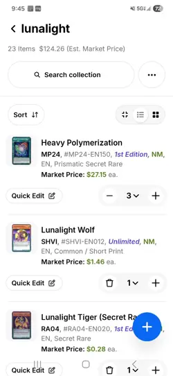 Yu-Gi-Oh Lunalight Deck Core And Heavy Polymerization x3 - Image 2