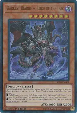 Structure Deck: Lair of Darkness #SR06-EN001 Darkest Diabolos, Lord of the Lair - Image 1