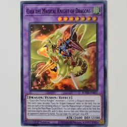 Gaia the Magical Knight of Dragons - ROTD-EN037 - MP - Super Rare - 1st - Yugioh - Image 1