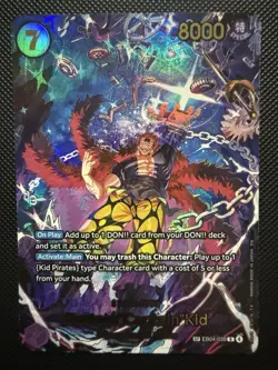 Eustass "Captain" Kid SP EB04-039 OP14 The Azure Sea's Seven One Piece TCG ENG - Image 1
