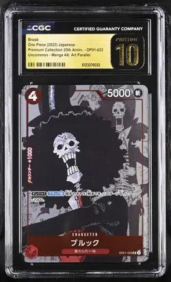 CGC 10 Pristine - Brook OP01-022 Promo One Piece Japanese 25th Anniversary Coll. - Image 1