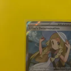 Lillie’s Determination Trainer 169/132 Mega Evolution Pokemon Card Near Mint - Image 2