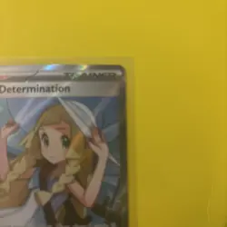 Lillie’s Determination Trainer 169/132 Mega Evolution Pokemon Card Near Mint - Image 3