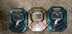 Pokemon TCG Sealed Lot Trading Card Game, 3 Sealed Tins, 2 Sealed Balls. 5 Total - Image 3