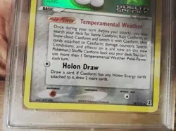 Castform 34/113 Reverse Holo Graded Pokemon Card - PSA 8 - EX Delta Species - Image 5