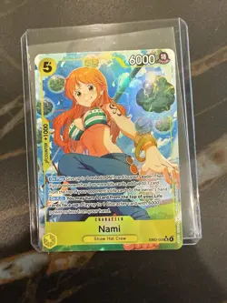 One Piece Card Game Nami SR Alt Art EB03-053 English NM Heroines Edition - Image 1