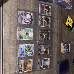 Lot Of 9 Pokemon Cards Including Mega Lucario EX 160/132 - Image 1