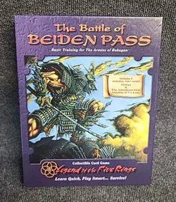 AEG Legend Of The Five Rings The Battle Of Beiden Pass Collectible Card Game NOB - Image 1