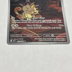 Team Rockets Meowth 203/182 SV10 Destined Rivals Illustrated Card Mint Condition - Image 3