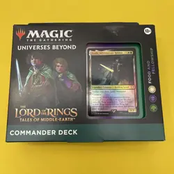 MTG LOTR Tales of Middle Earth Food and Fellowship Commander Deck In English. - Image 1