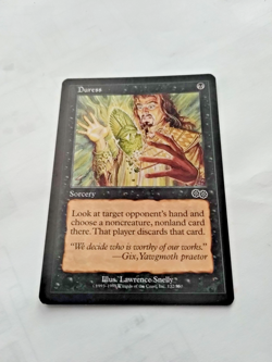 MTG Duress Urza's Saga Regular Common - Some Edge Wear - See Pics - Image 2