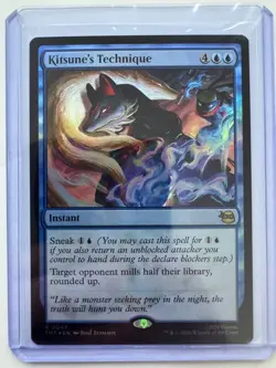 Kitsune's Technique #0042 FOIL Teenage Mutant Ninja Turtles NM ENG MTG - Image 1