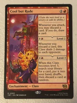 COOL BUT RUDE 89 R TEENAGE MUTANT NINJA TURTLES MAGIC: THE GATHERING NM/M - Image 1