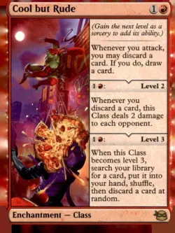 Magic the Gathering MTG - Turtles TMNT Cool but Rude Rare Enchantment 89 - Image 1