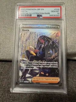Pokemon PSA 10 GEM - Geeta 226/197 Special Illustration Rare - Obsidian Flames - Image 1
