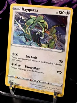 Pokemon TCG Rayquaza Non-Holo Card McDonald's 2024 014/015 - Image 1
