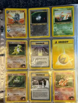 Pokemon Card Lot 315 OFFICIAL TCG Cards 1st Editions, Holos and other base cards - Image 1