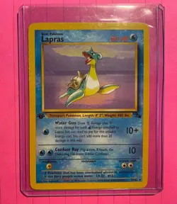 POKEMON LAPRAS FIRST EDITION FOSSIL RARE 25/62 - Image 3
