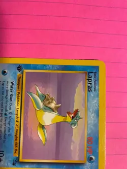 POKEMON LAPRAS FIRST EDITION FOSSIL RARE 25/62 - Image 4