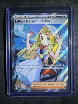 ✅Pokemon Lillie's Determination 169/132 Mega Evolution Full Art Ultra Rare NM - Image 1