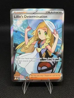 Lillie’s Determination Full Art Trainer 169/132 | NM | Pokemon Mega Evolution - Image 1