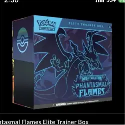Pokemon Mega Charizard Phantasmal Flames Elite Trainer Box Sealed 2025 - Image 1