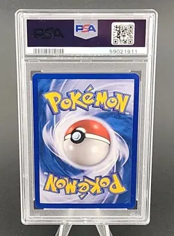 PSA 8 NM-MT Mint 2005 Pokemon EX Delta Species #76 Marill Reverse Holo Foil - Image 2