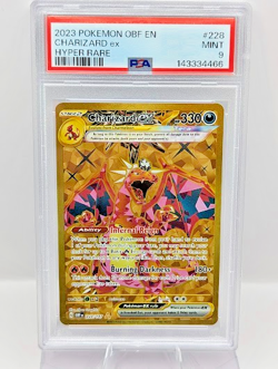 Charizard ex #228 Obsidian Flames Hyper Rare PSA 9 Mint Pokemon TCG - Image 1