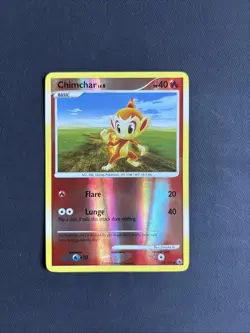 Pokemon TCG Chimchar Majestic Dawn 56/100 Reverse Holo Common 2008 - LP/NM - Image 1