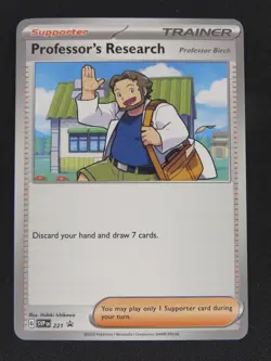 Professor's Research [Professor Birch] 221 Promo Scarlet & Violet Pokemon NM - Image 1
