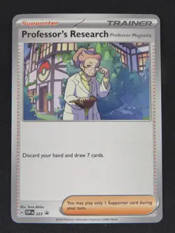 Professor's Research [Professor Magnolia] 223 Promo Scarlet & Violet Pokemon NM - Image 1