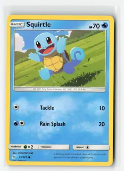 SQUIRTLE 23/181 TEAM UP POKEMON TCG LP - Image 1