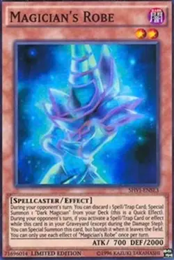 Yu-Gi-Oh! TCG - Magician's Robe - SHVI-ENSE3 - Limited Edition [Near Mint] - Image 1