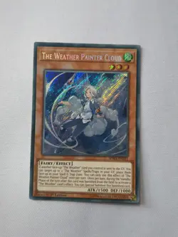 Yugioh The Weather Painter Cloud SPWA-EN031 1st edition Secret rare - Image 1