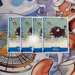 OP10-043 Moocy (C) Royal Blood One Piece CCG x4 Playset - Image 1