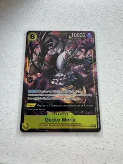 Gecko Moria (Alternate Art) op14-104 SR Mint Unplayed - Image 1