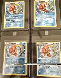 Gyarados Charizard Binder Collection Vintage & Modern Cards Lot 16 Cards - Image 2