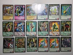 WILSTORMS LOT of 18 Black Border cards ccg 1996 E4 Super Hero game WS Near Mint+ - Image 1