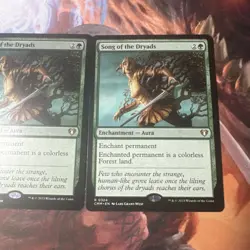 Mint/Near-Mint, English - 2 x MTG Song of the Dryads Commander Masters - Image 2
