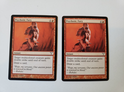 Psychotic Fury 2x x2 Dissension Regular LP MTG Magic the Gathering - Image 1
