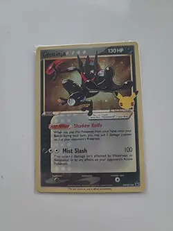 Pokemon TCG Greninja Gold Star SWSH144 25th Celebrations High Condition - Image 1