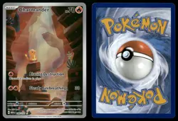 Charmander 168/165 151 MEW Illustration Rare Pokemon LP - Image 3